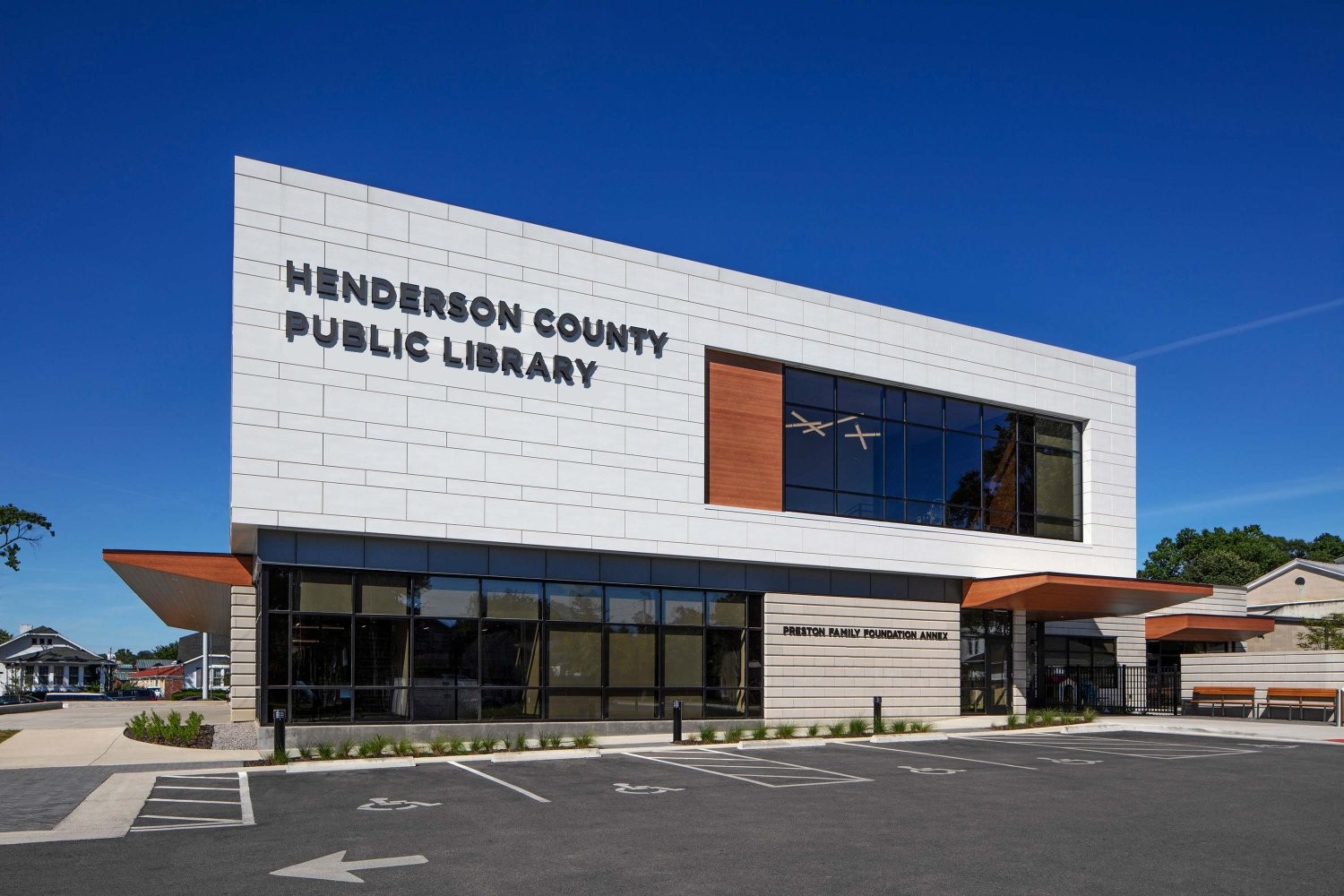 Henderson County Public Library Renovation & Addition Work Hafer