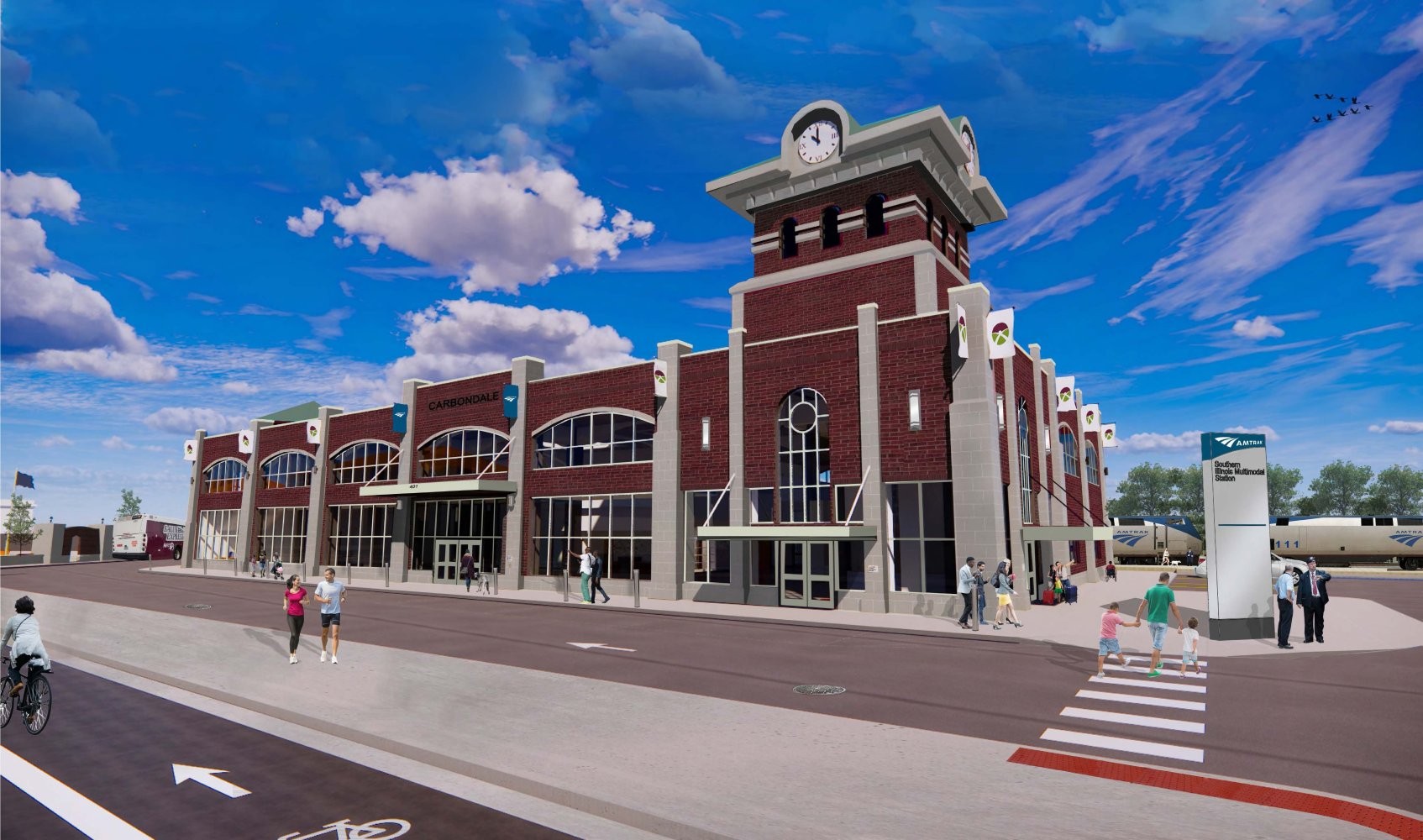 Southern illinois multimodal station work hafer